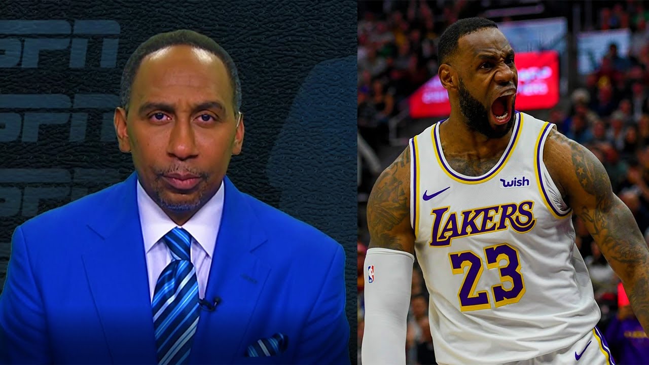 Stephen A Smith Reacts To Lebron James Staying With The Los Angeles Lakers! Nba Today Espn