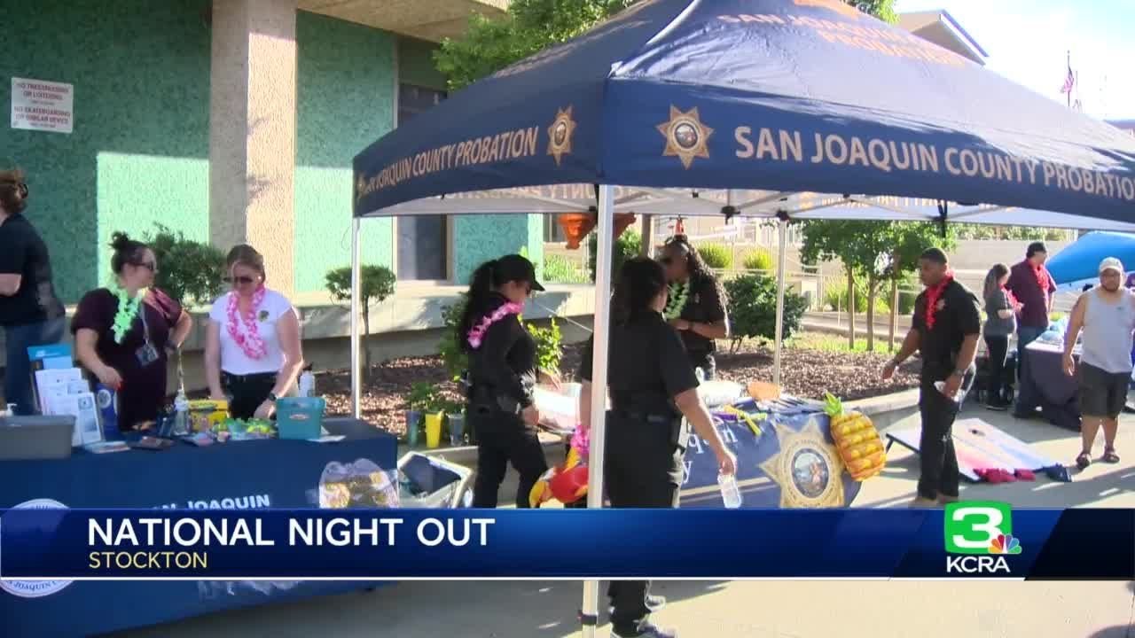 Stockton National Night Out Unites Law Enforcement, Community