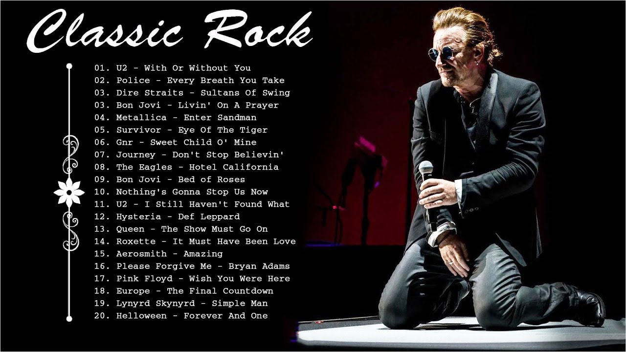 The Classic Rock List – 50 Songs – Classic Rock 70s 80s 90s