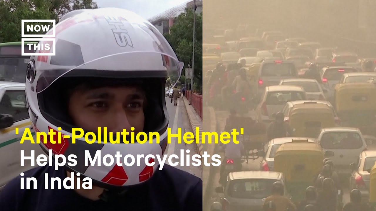 This Motorcycle Helmet Is Designed To Filter Out Air Pollution