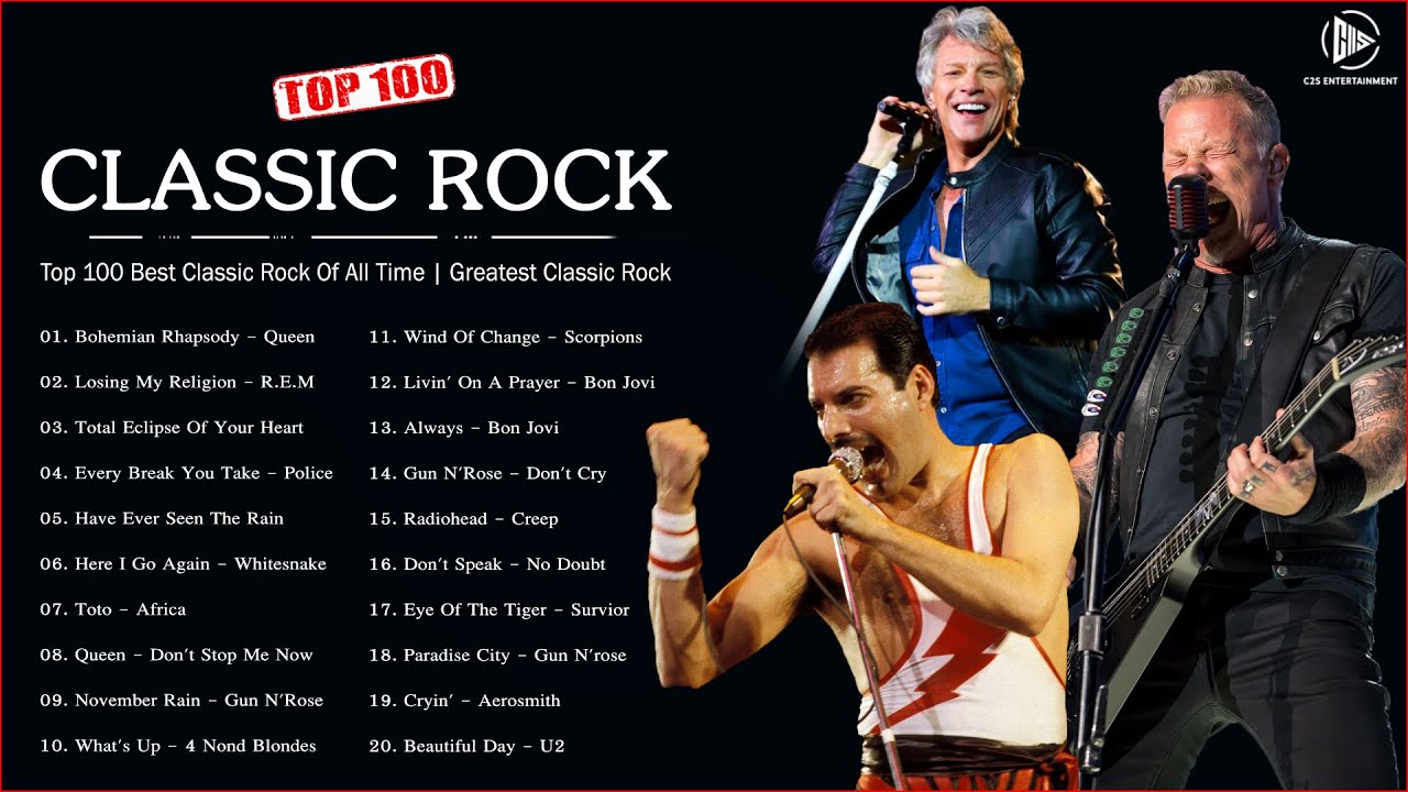 Top 100 Classic Rock Of All Time – Greatest Hits Classic Rock Songs