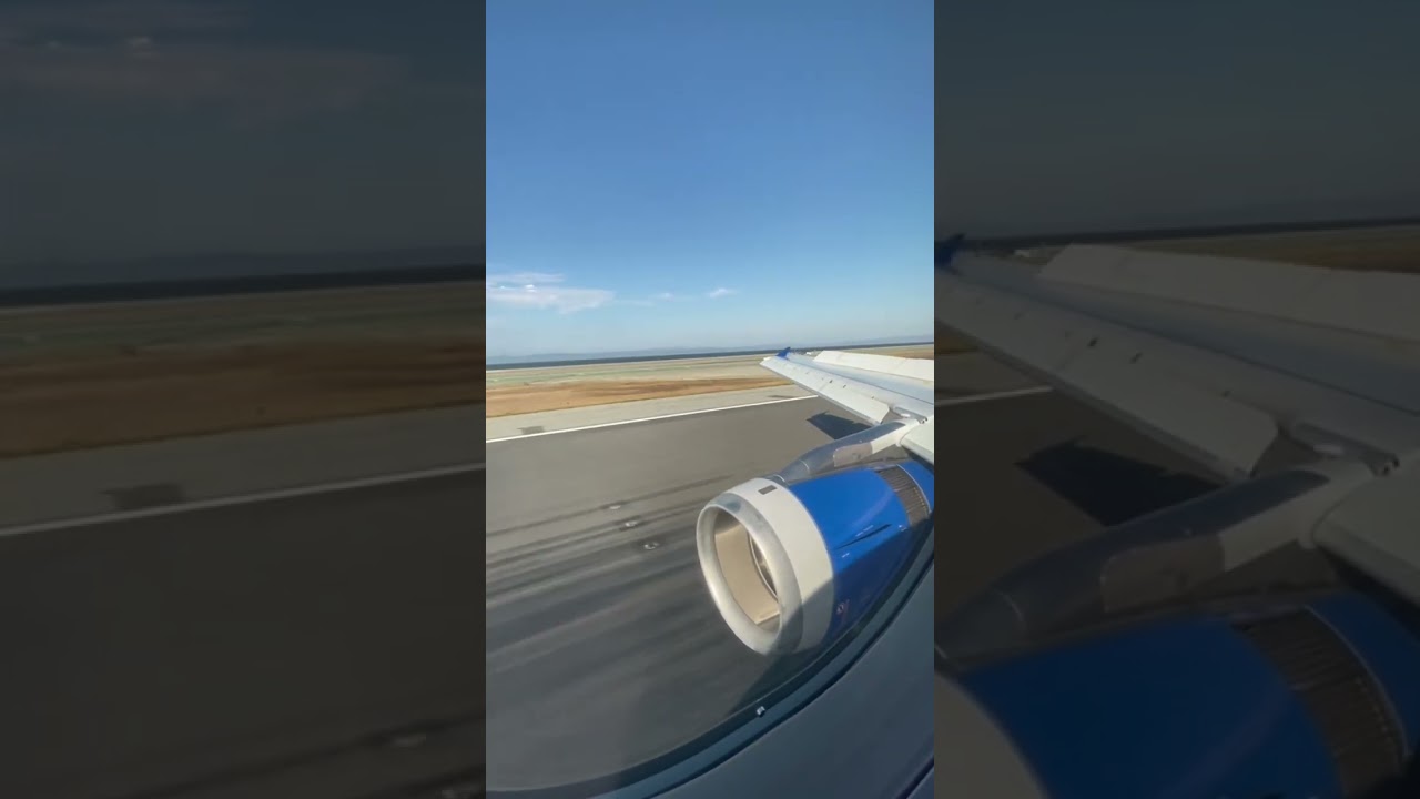 United A319 Landing Into Sfo #aviation #shorts #planespotting #unitedairlines