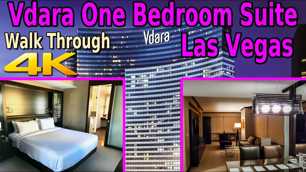 Vdara Las Vegas 1 Bedroom Panaramic Suite Walk Through In 4k