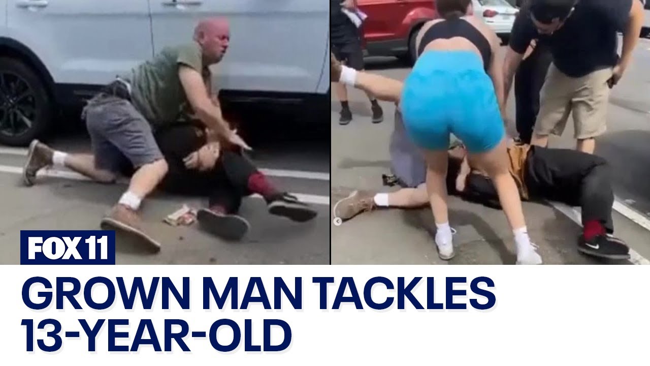 Video: Grown Man Fights 13 Year Old Boy In Valencia