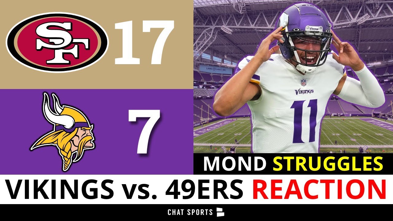 Vikings News & Rumors After Loss Vs. 49ers + Andrew Booth Jr. Injury Ft. Kellen Mond & Kene Nwangwu