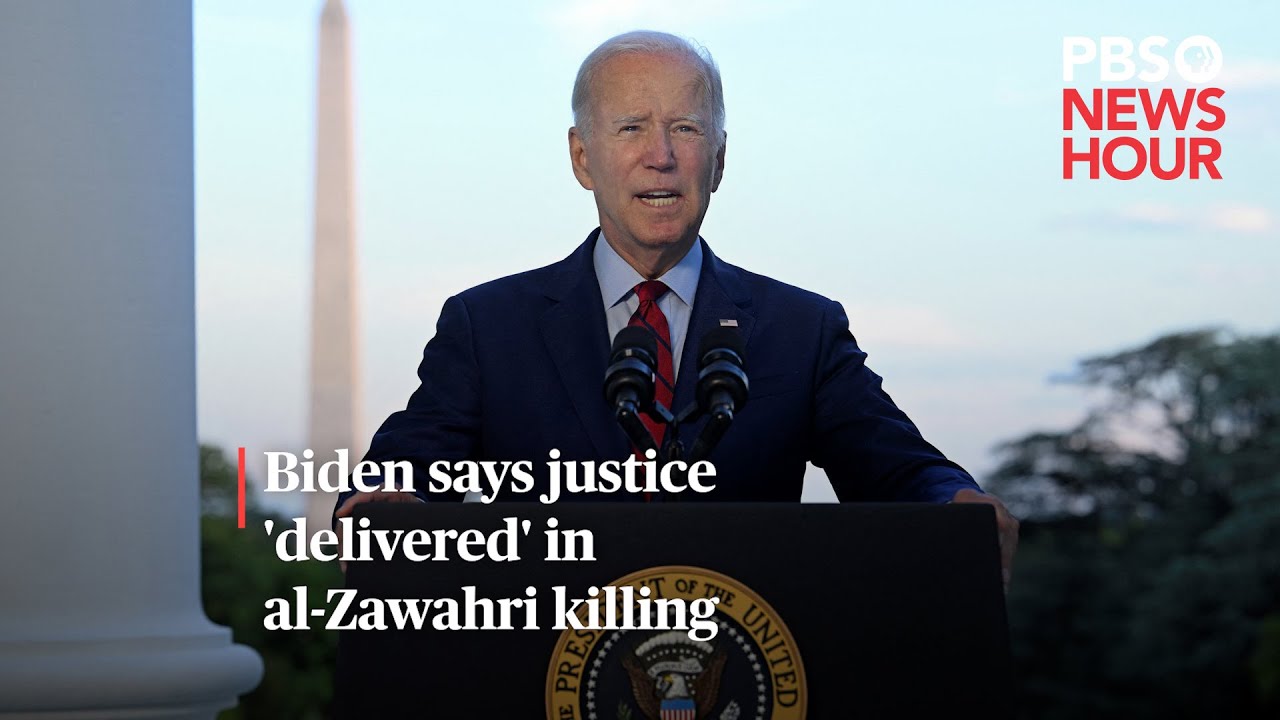 Watch: Biden Says Justice ‘delivered’ In Al Zawahri Killing #shorts