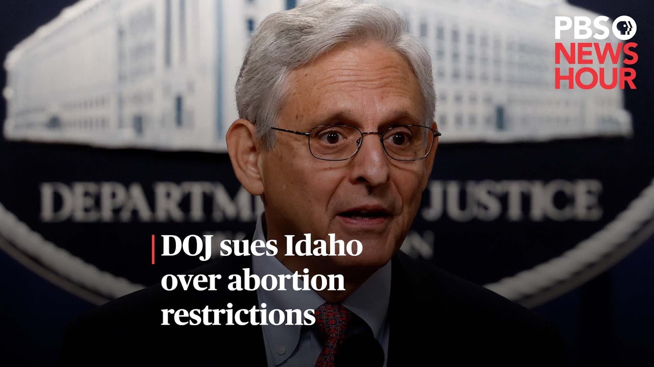 Watch: Doj Sues Idaho Over Abortion Restrictions #shorts