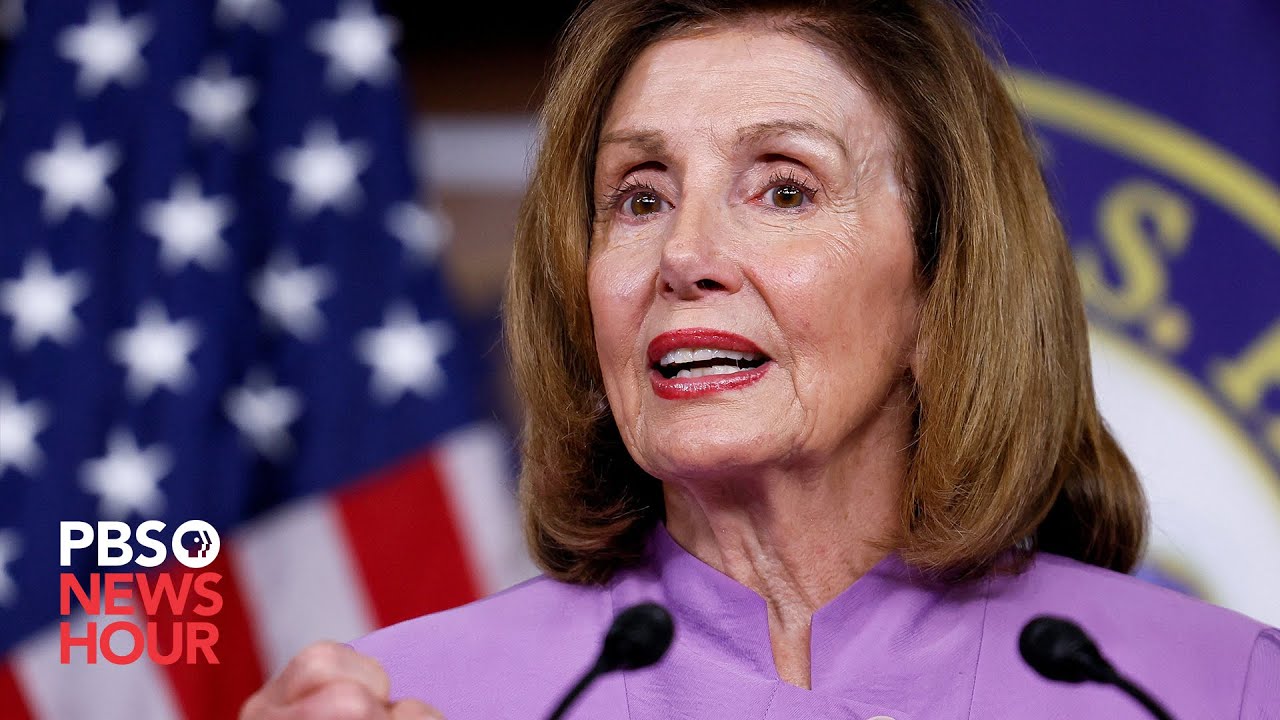 Watch Live: Pelosi Holds Weekly News Briefing As House Prepares To Vote On Economy Bill