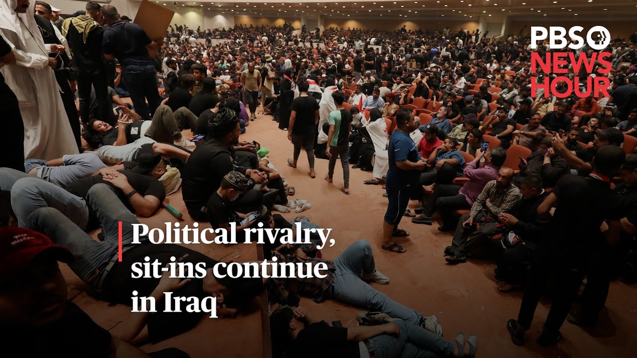 Watch: Political Rivalry, Sit Ins Continue In Iraq #shorts