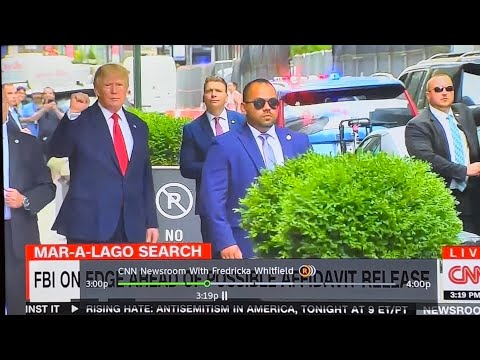 Why Did Cnn Use Trump Fist Pump Salute Video In News Segment On Mar A Lago Fbi Raid?