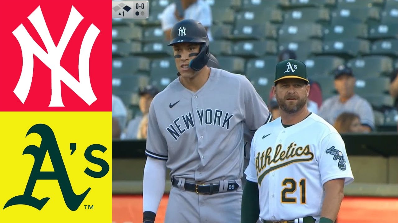 Yankees Vs Athletics 8/25/22 Game Highlights | Mlb Highlights August 25, 2022