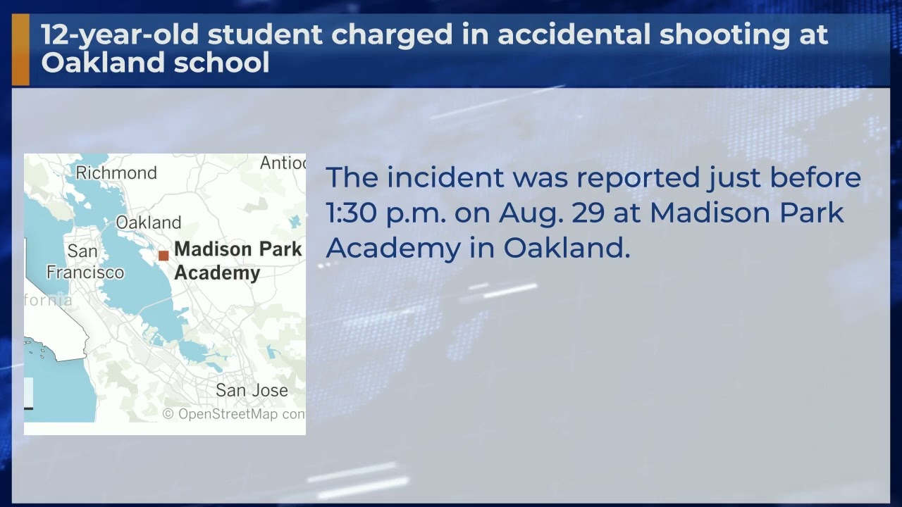 12 Year Old Student Charged In Accidental Shooting At Oakland School