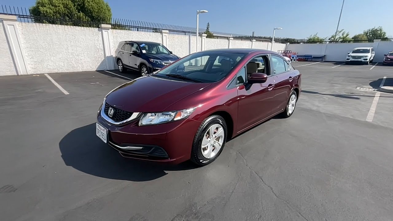 2015 Honda Civic Sedan San Jose Ca 111309a