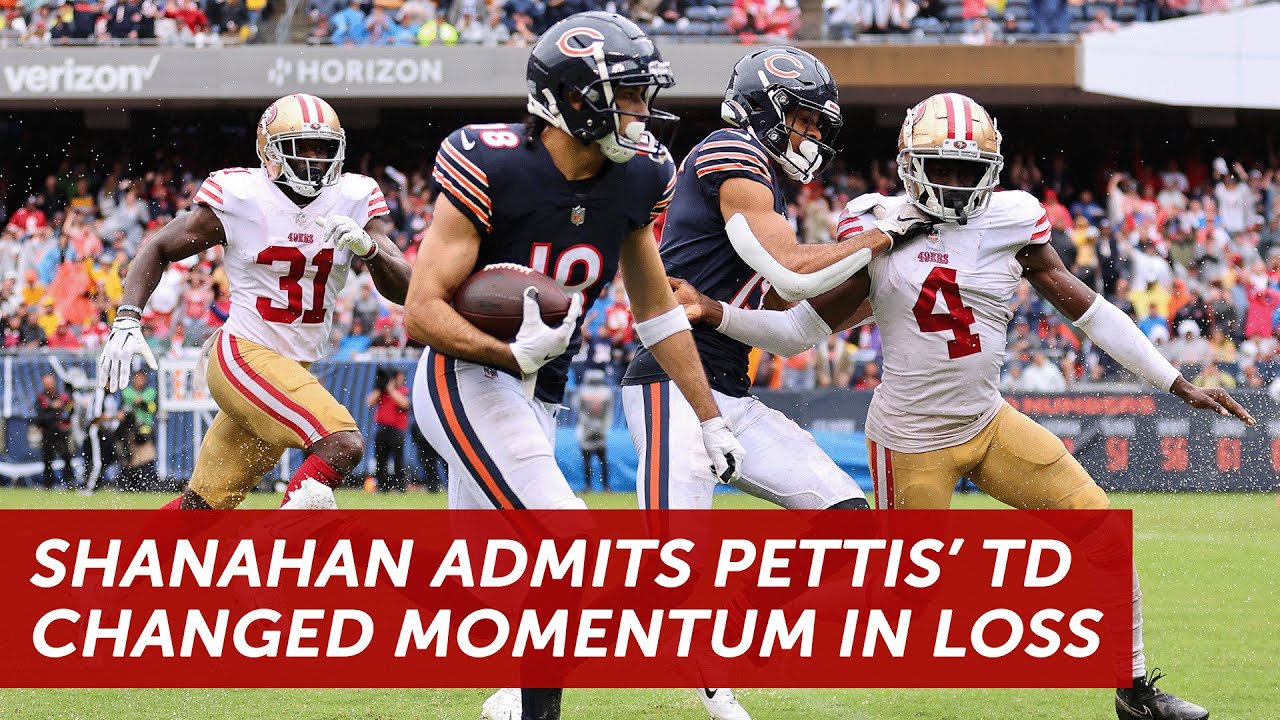 49ers’ Kyle Shanahan Admits Momentum Changed After Dante Pettis’ Touchdown | Nbc Sports Bay Area