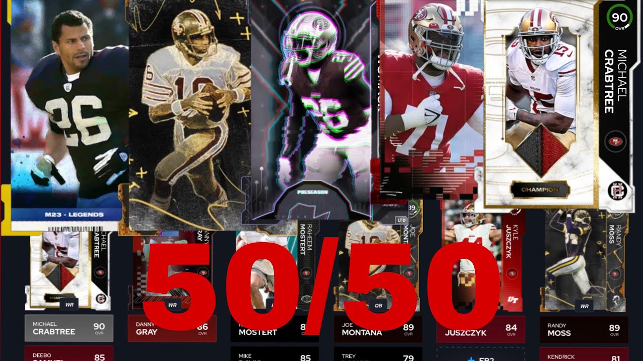 50/50 San Francisco 49ers Theme Team Madden 23