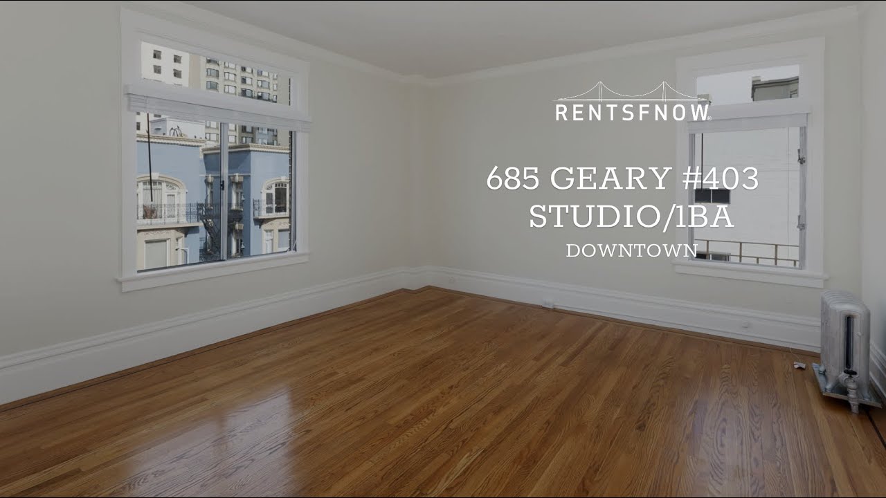 685 Geary #403, San Francisco Ca | Studio 1 Bath