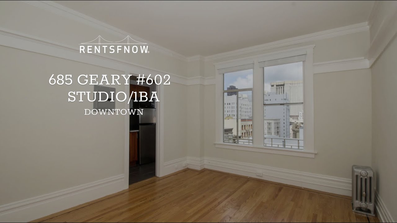 685 Geary #602, San Francisco Ca | Studio 1 Bath