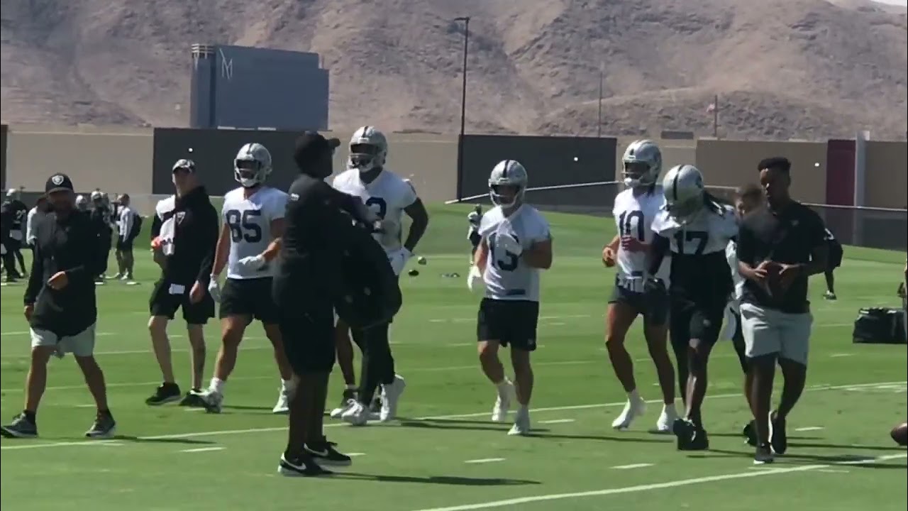 9/14/22: Raiders New Og/c Billy Price At Practice, Wrs/tes Working On Hitches/downfield Blocks✅