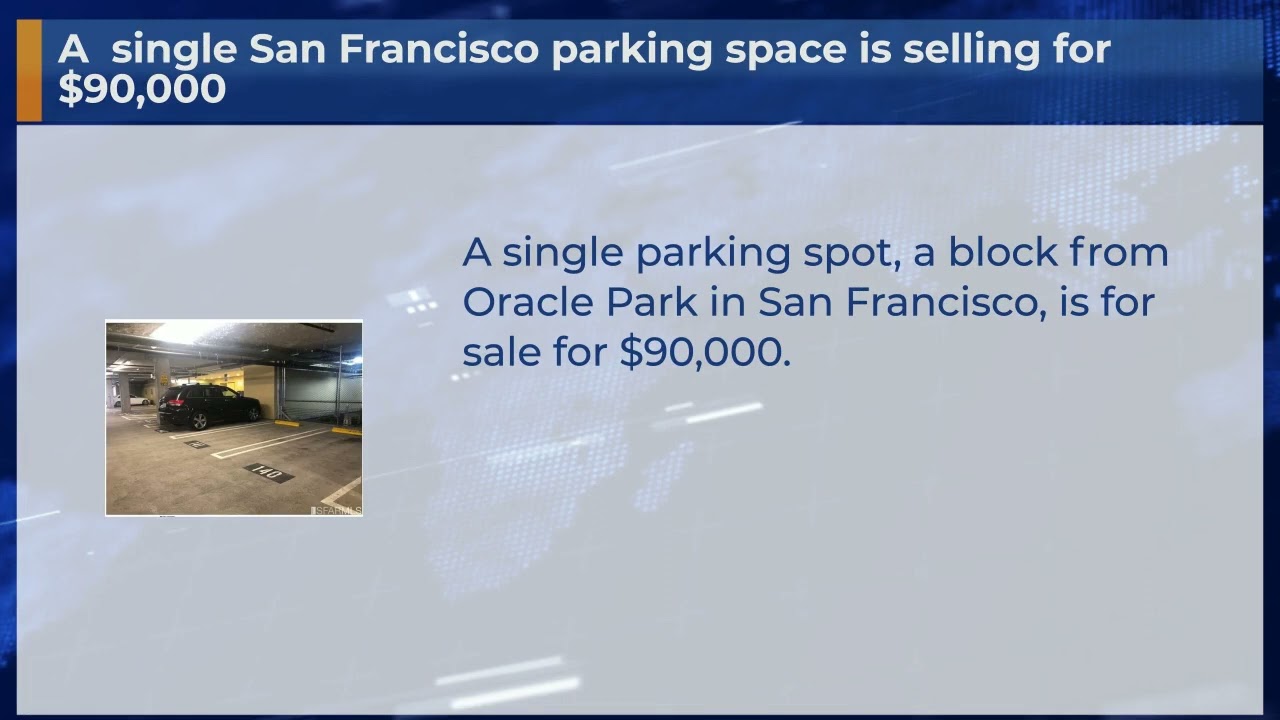 A Single San Francisco Parking Space Is Selling For $90,000