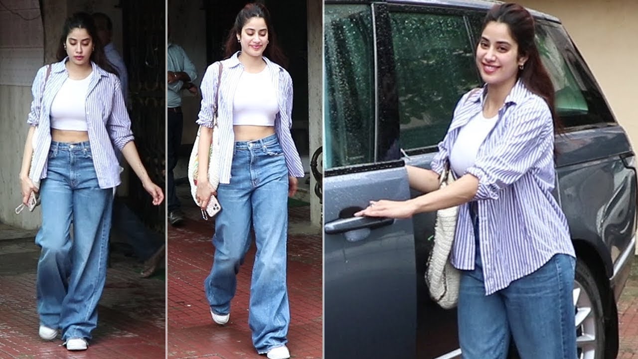 Actress Janhvi Kapoor Loos Pretty Spotted @ Pilates Santacruz | Filmy Prime