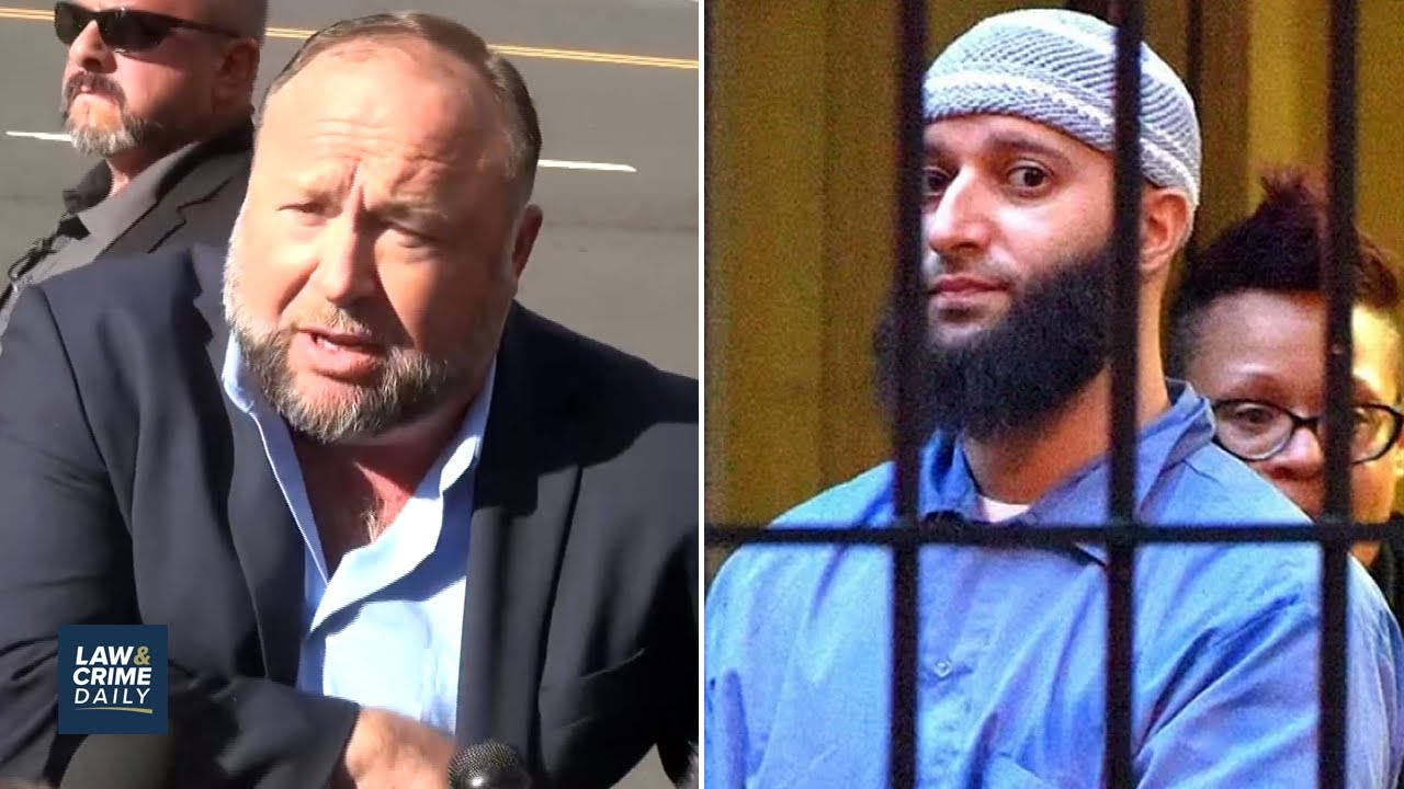 Alex Jones Appears Outside Court, Adnan Syed’s Murder Conviction Overturned 20 Years Later