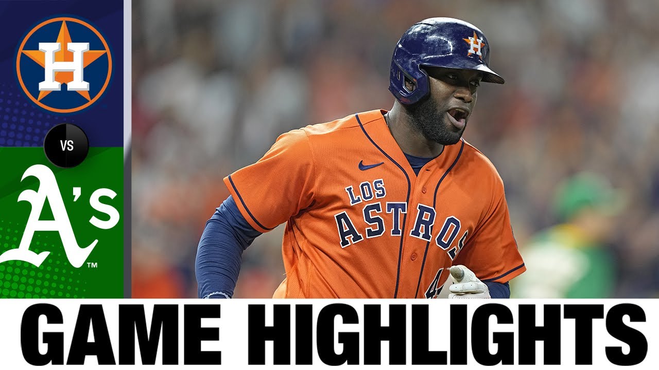 A’s Vs. Astros Game Highlights (9/16/22) | Mlb Highlights