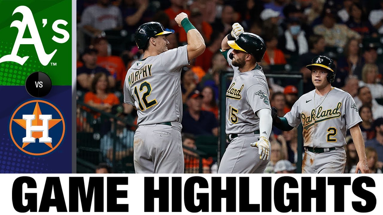 A’s Vs. Astros Game Highlights (9/17/22) | Mlb Highlights