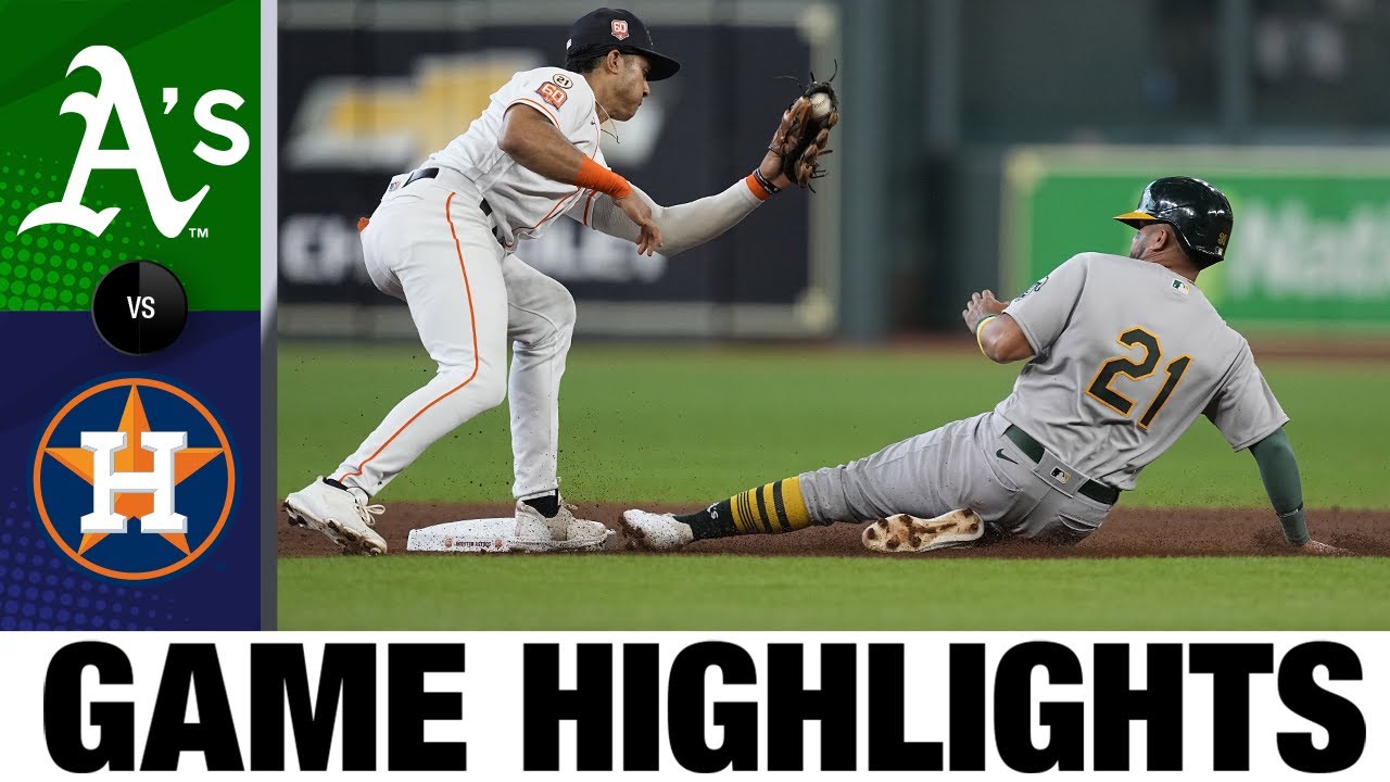 A’s Vs. Astros Game Highlights (9/15/22) | Mlb Highlights