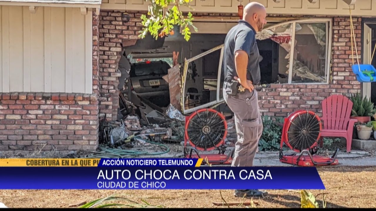 Auto Choca Contra Casa Y Causa Fuga De Gas En Chico