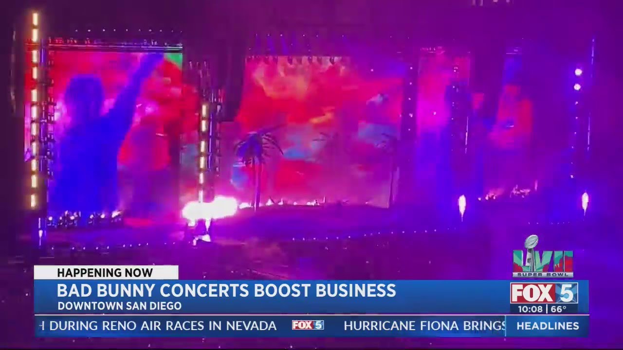Bad Bunny Concerts Boost Business