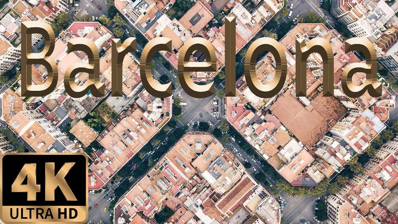 Barcelona As You Never Seen Before! 4k Drone Video With Classic Music!