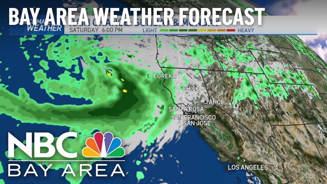 Bay Area Forecast: Updated Weekend Rain Timing And Totals