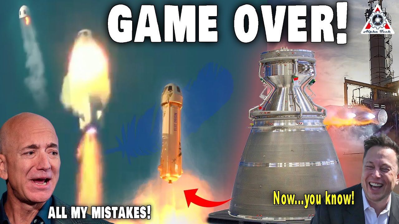 Blue Origin’s Engines Completely Fail! No Way To Beat Spacex…