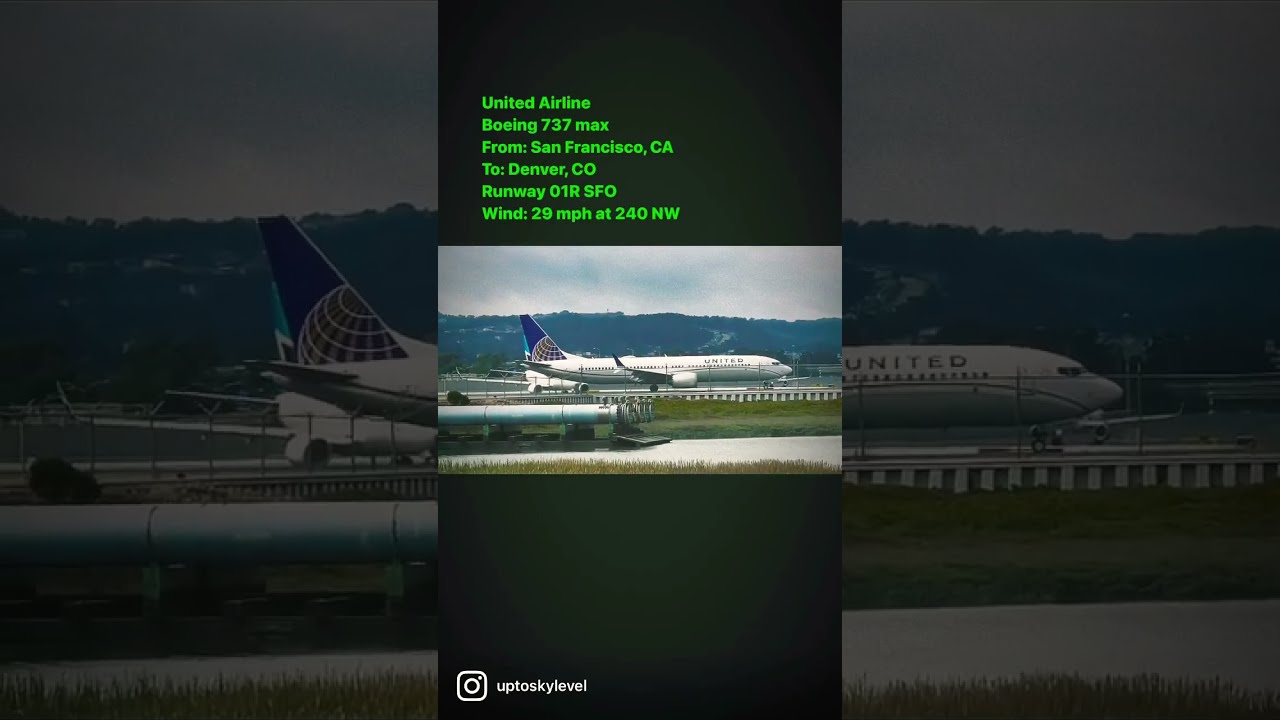 Boeing 737 Max Departs San Francisco To Denver