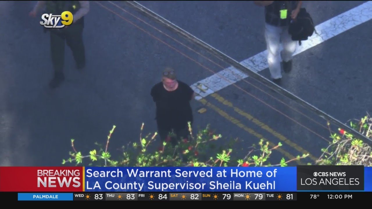 “bogus”: Supervisor Sheila Kuehl Blasts Search Warrant Served At Her Home