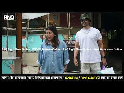 Bollywood | Gurmeet Choudhary And Debina Bonnerjee Spotted At Foodhall (santacruz)