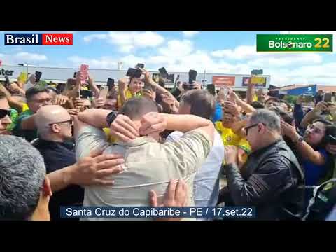 Bolsonaro Chega Em Pernambuco, Santa Cruz Do Capibaribe – Pe / 17.set.22