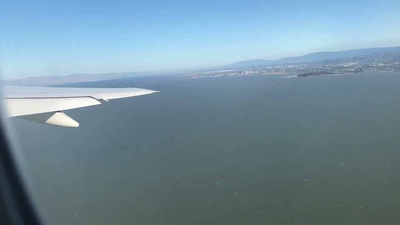 Breathtaking View Of Take Off From San Francisco Runway