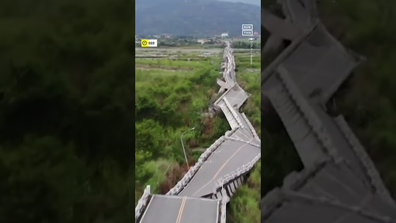 Bridge Collapses In Taiwan After 6.8 Magnitude Earthquake