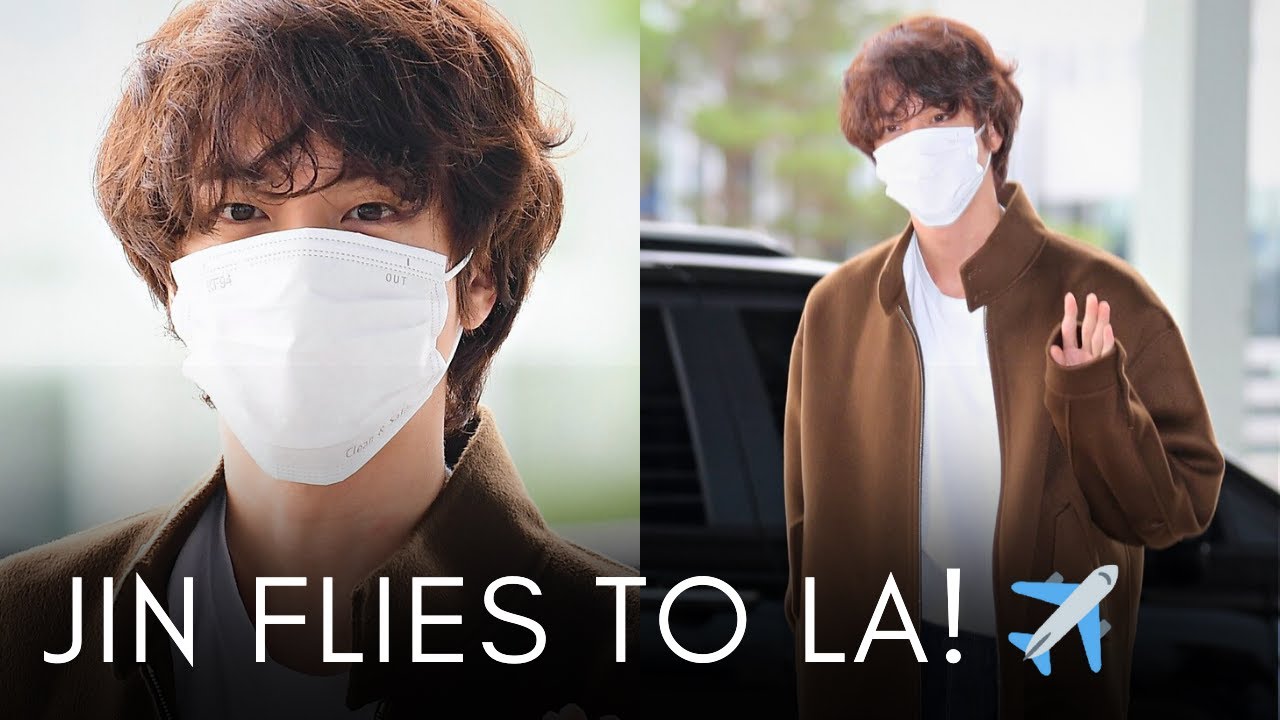 Bts Jin Fly To Los Angeles! ✈️ Seokjin At Incheon Airport!