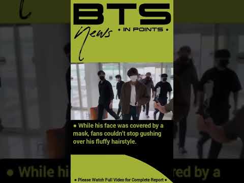 [bts News In Points] Jin Leaves For Los Angeles #sumitmp