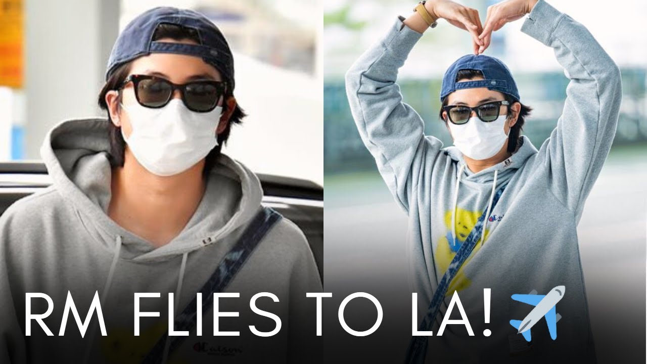 Bts Rm Fly To Los Angeles! ✈️ Namjoon At Incheon Airport!