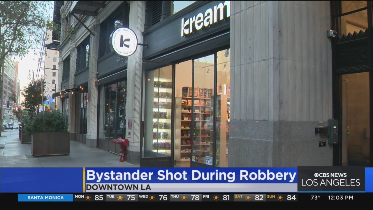 Bystander Shot During Robbery At Downtown La Smoke Shop