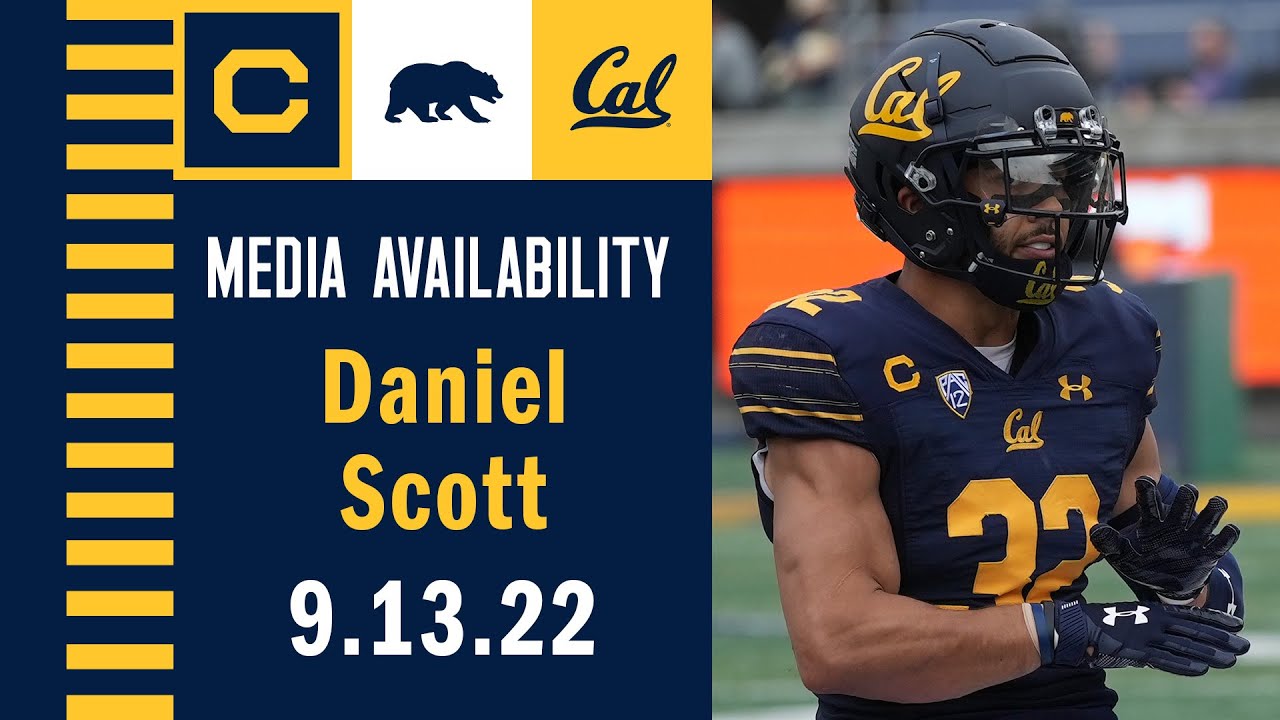 Cal Football: Daniel Scott Media Availability (09.13.22)