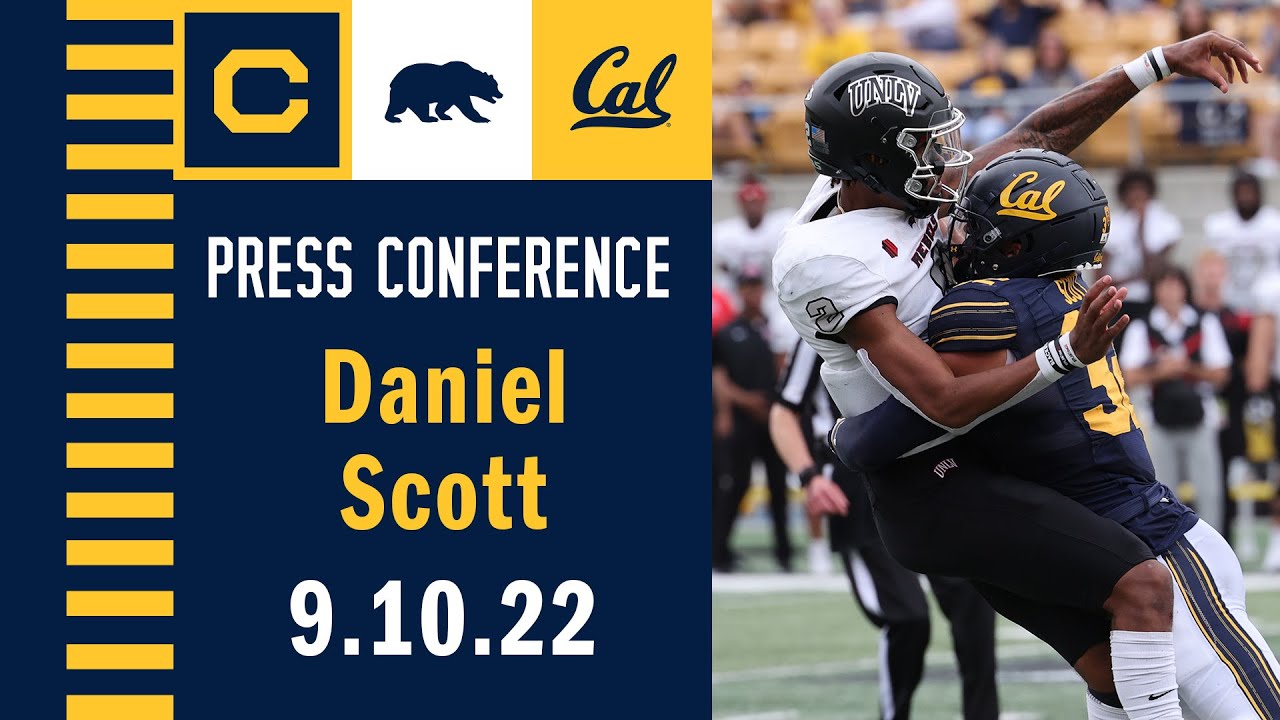 Cal Football: Daniel Scott Post Game Press Conference Vs Unlv (09.10.22)