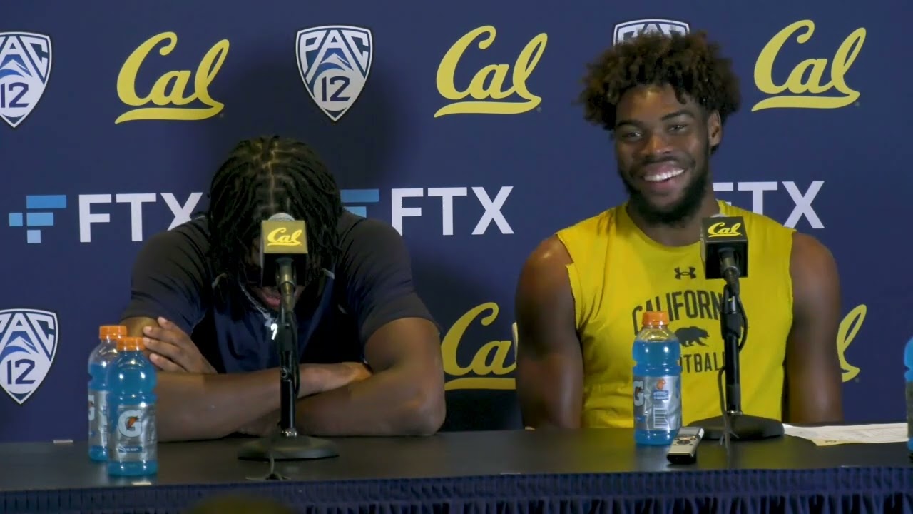 Cal Football: J.michael Sturdivant Jeremiah Hunter Post Game Press Conference Vs Uc Davis (09.03.22)