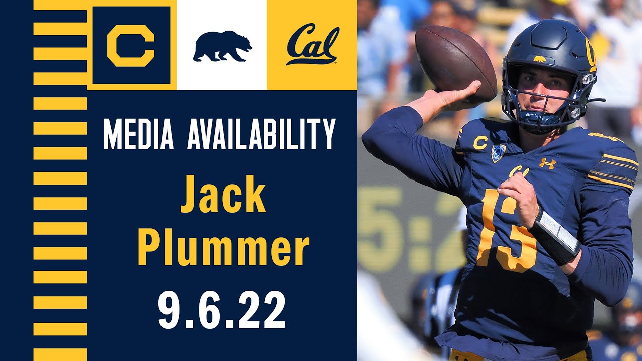 Cal Football: Jack Plummer Media Availability (09.06.22)