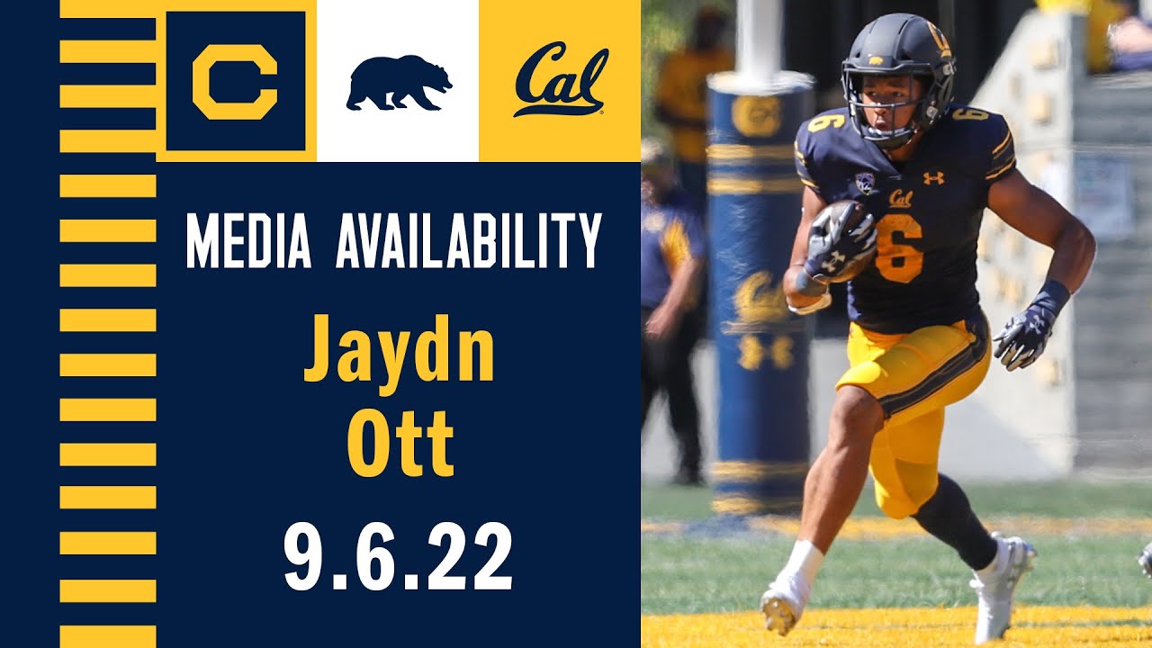 Cal Football: Jaydn Ott Media Availability (09.06.22)