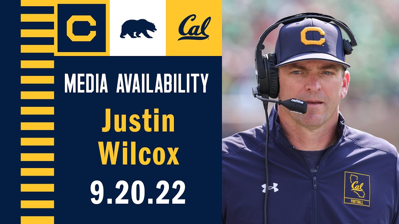 Cal Football: Justin Wilcox Media Availability (09.20.22)