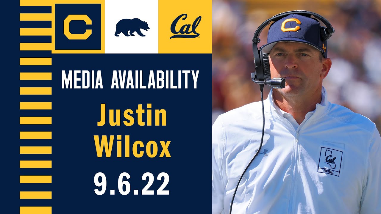 Cal Football: Justin Wilcox Media Availability (09.06.22)